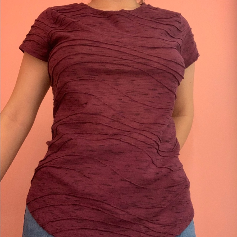 Maroon t-shirt